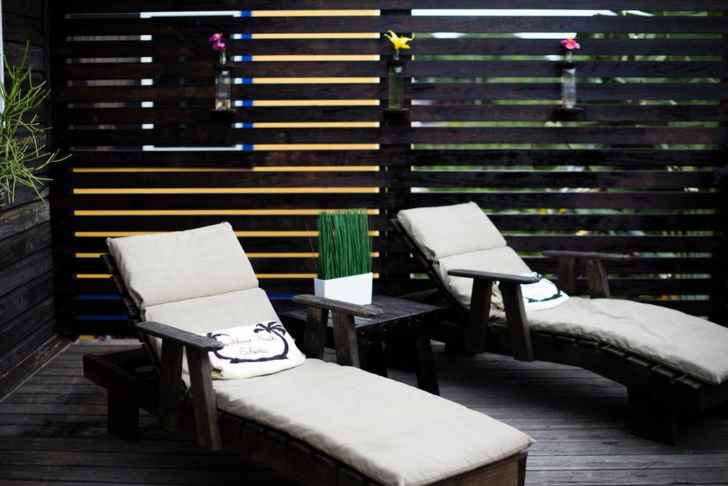 Caribbean Beach Cabanas Placencia Bagian luar foto