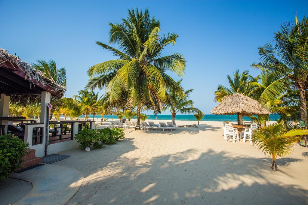 Caribbean Beach Cabanas Placencia Bagian luar foto