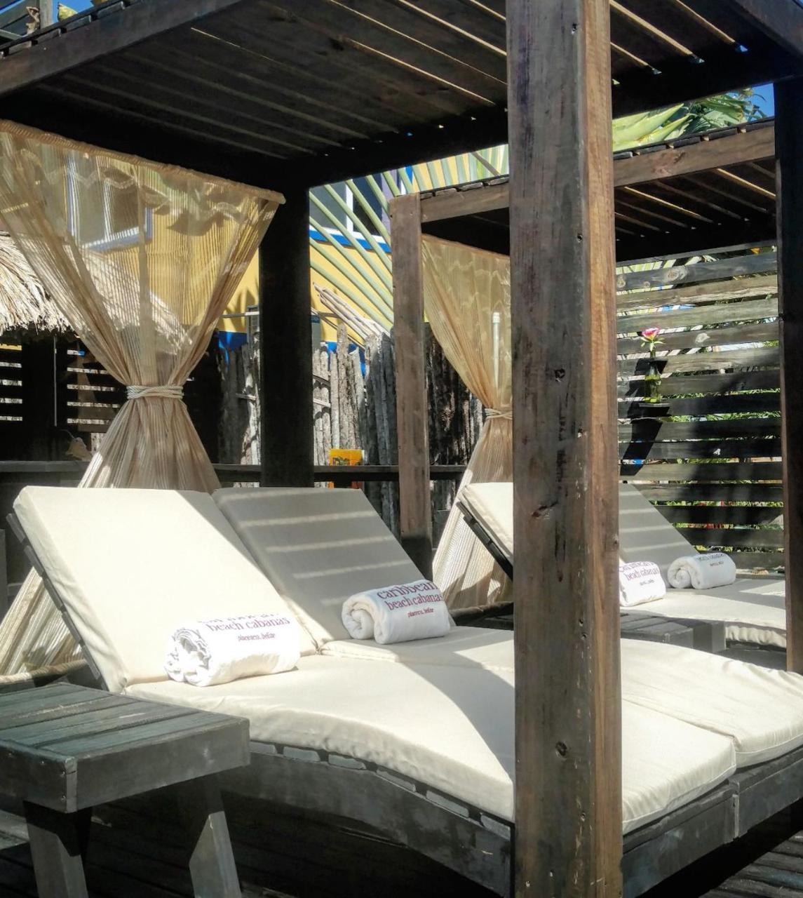 Caribbean Beach Cabanas Placencia Bagian luar foto