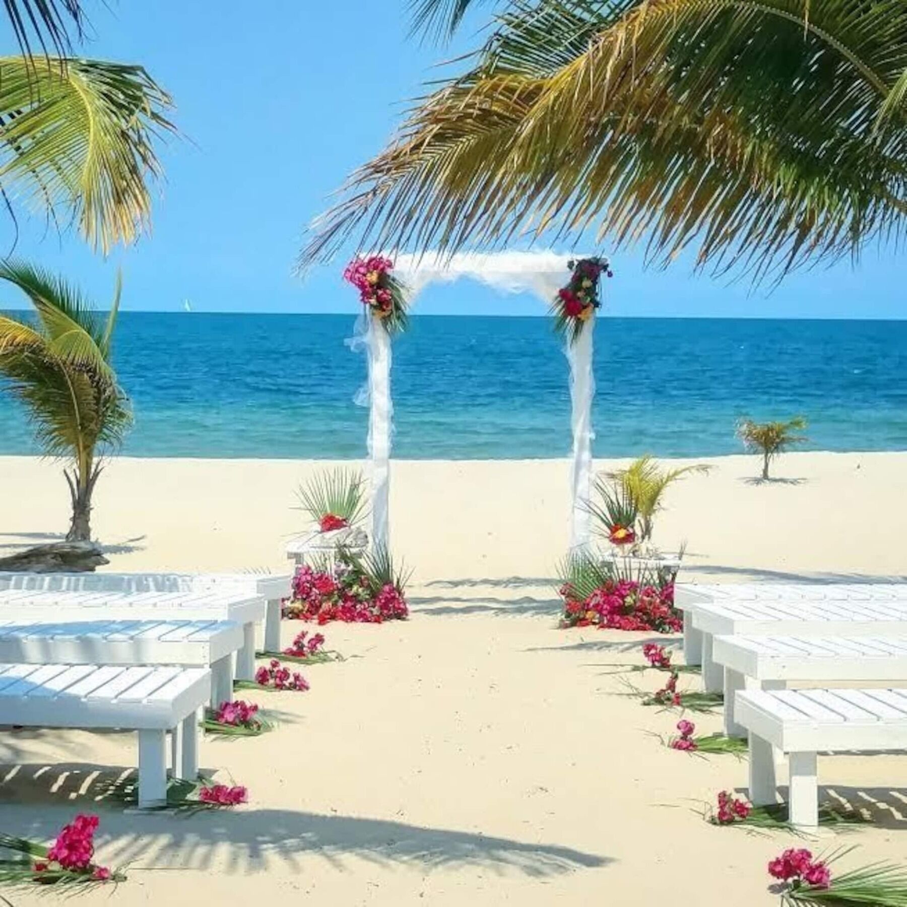 Caribbean Beach Cabanas Placencia Bagian luar foto