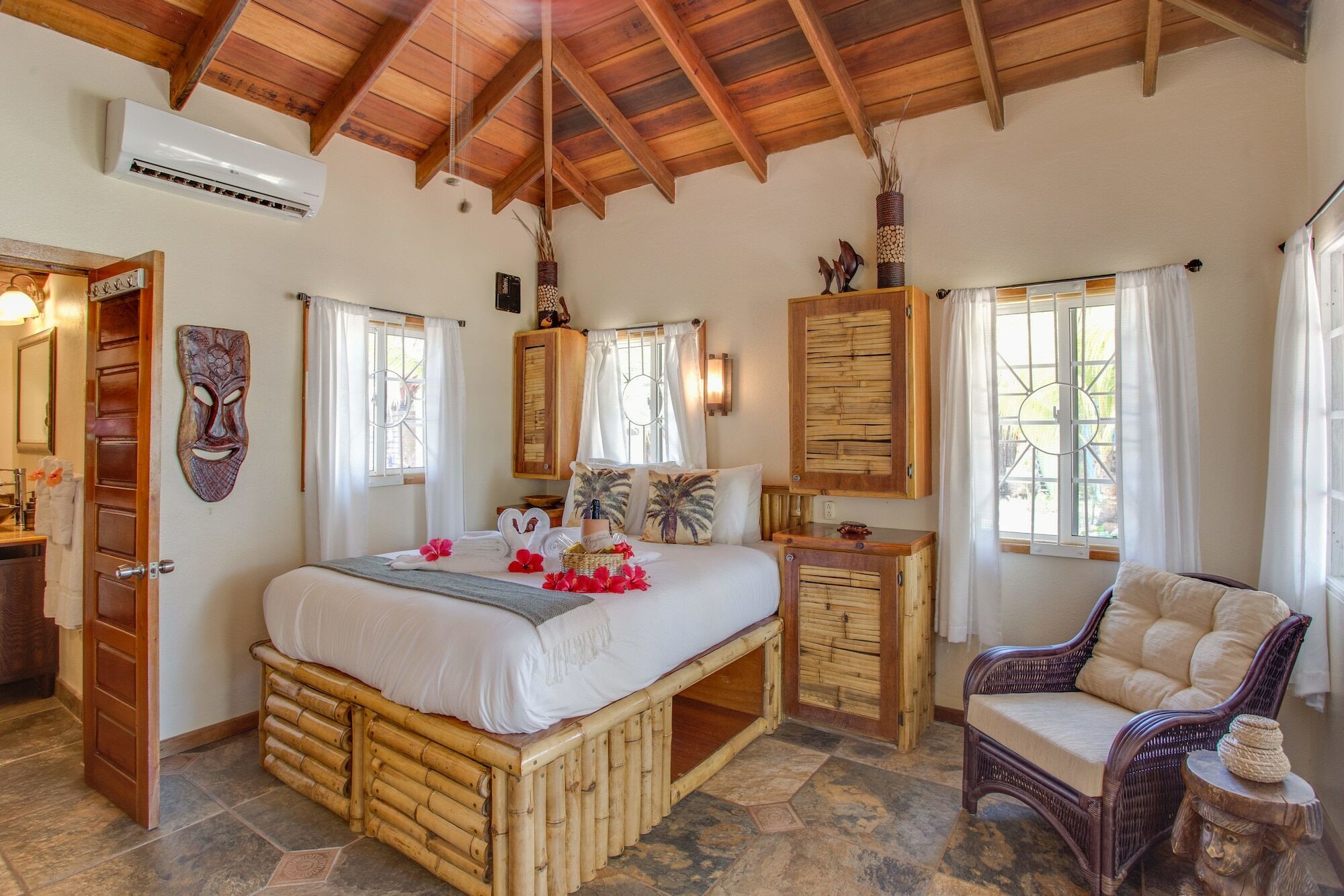 Caribbean Beach Cabanas Placencia Bagian luar foto