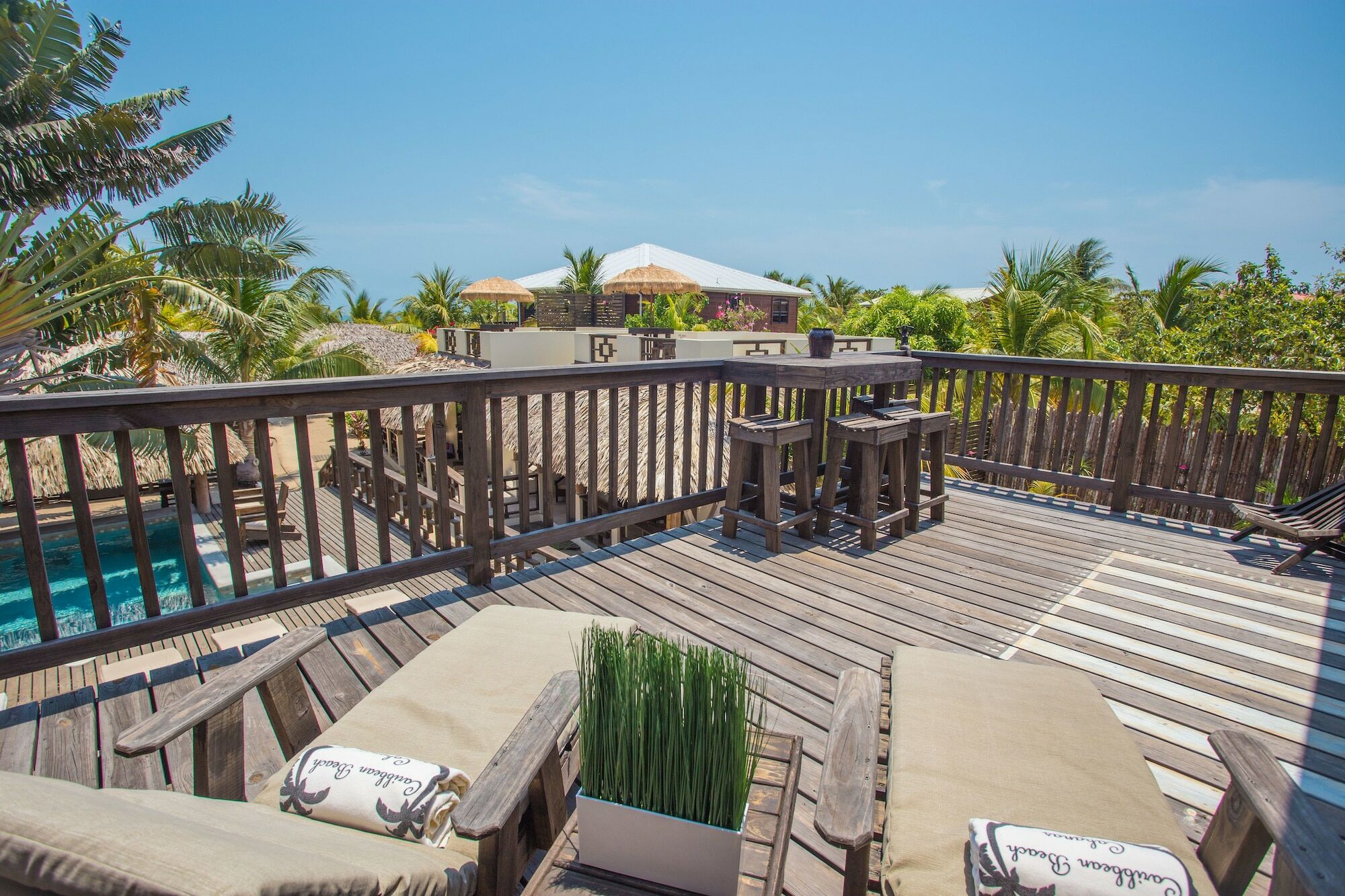 Caribbean Beach Cabanas Placencia Bagian luar foto
